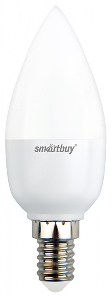Smartbuy лампа LED-СВЕЧА  9,5 Вт E14 3000K SBL-C37-9_5-30K-E14 (10\100) оптом