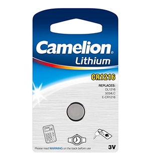 Camelion батарейка CR1216  1бл./10/60! оптом