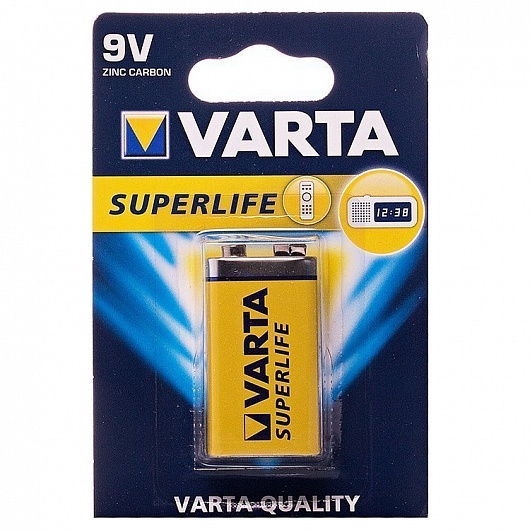 Varta батарейка 6F22  1бл./10/50 оптом