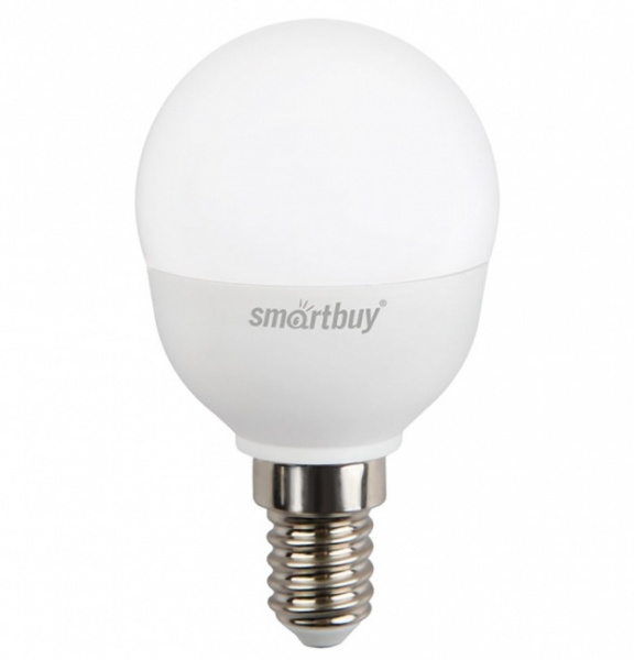 Smartbuy лампа LED-ШАР  5 Вт E14 3000K SBL-P45-05-30K-E14 (10\100) оптом