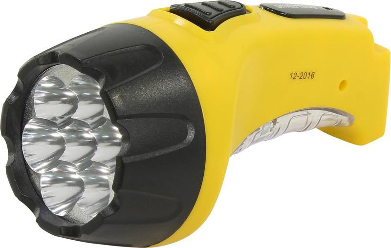 SmartBuy фонарь SBF-88-Y аккумул. 7+8 LED с прямой зарядкой, жёлтый  (1/60) оптом