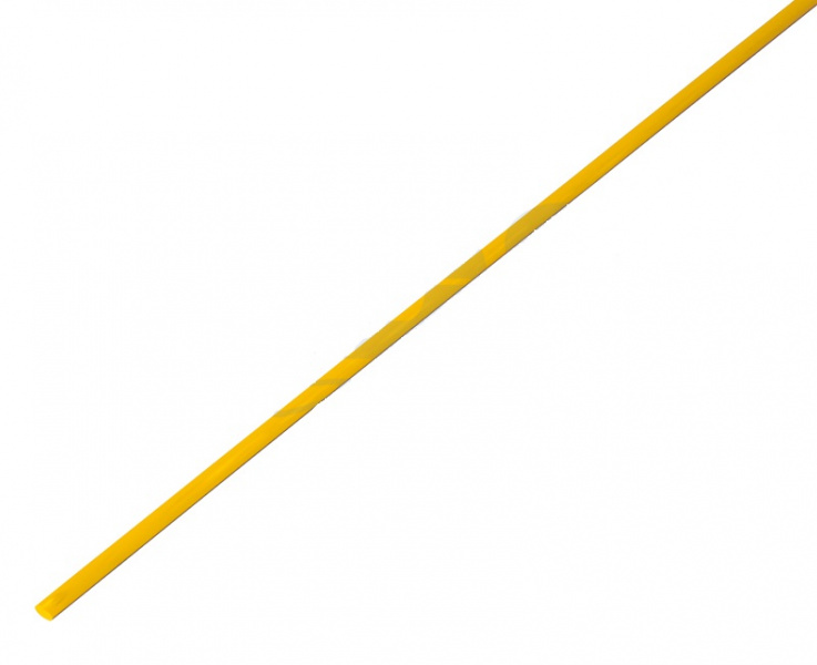 REXANT 20-1002 Термоусаживаемая трубка    1/0.5мм 1м жёлтая 		 																			 оптом
