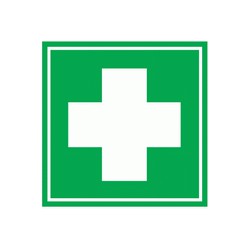 REXANT 56-0071 наклейка знак медицинского назначения "Аптечка первой медицинской помощи" 200*200мм оптом
