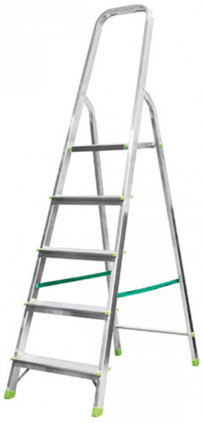 КУРС Лестница-стремянка алюминиевая, 5 ступеней, вес 3,6кг  оптом